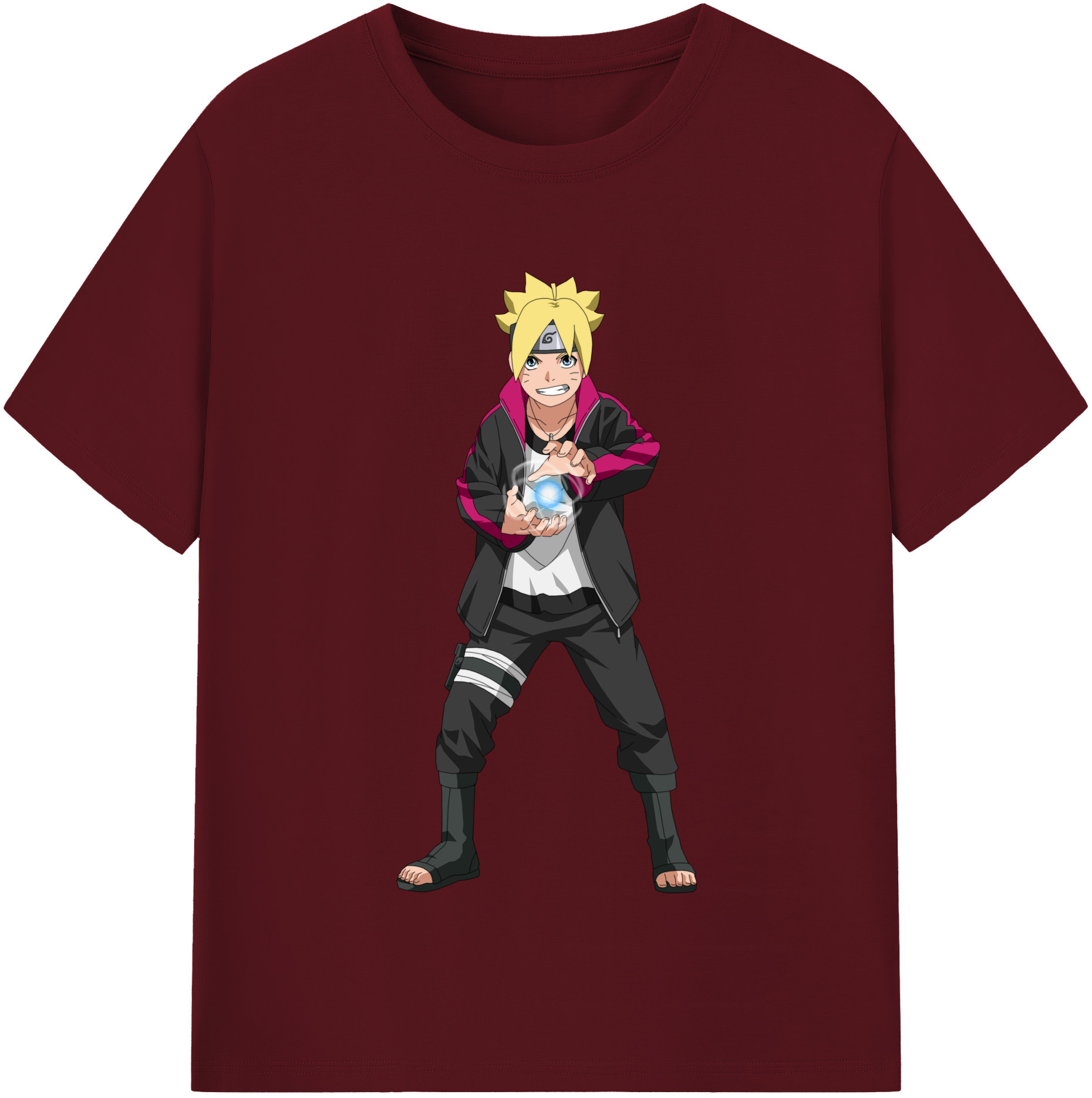 （画像用） NARUTO -ナルト- うずまき ボルト Uzumaki Boruto 綿100％半袖Tシャツ（フロントプリント）